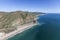 Pacific Coast Highway and Mugu Rock California Aerial