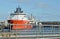 Pacific Duchess, offshore supply vessel, in Montrose Harbour, Scotland