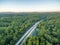 Pacific Highway winding through Australian forests.