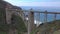 Pacific Ocean and Bixby Creek Bridge in Big Sur, California