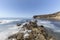 Pacific Ocean Motion Blur Abalone Cove Shoreline Park in California