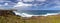 Pacific Ocean Rocky Coastline Panoramic View, Easter Island Rapa Nui East Coast Landscape