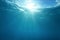 Pacific ocean underwater sunlight water surface