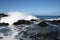 Pacific Ocean Wave on Molokai Hawaii Coast