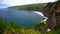 Pacific Ocean Waves Roll Into The Kona Coast on the Big Island o