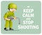 Pacific Poster: Keep Calm and Stop Shooting