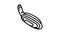pacific razor clam line icon animation