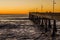 Pacifica Pier beach sunset