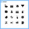 Pack of 16 Modern Solid Glyphs Signs and Symbols for Web Print Media such as mother, feeding, youtube, breast, spa sign board