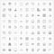 Pack of 81 Universal Line Icons for Web Applications stationary, pencil, mouse , down, interface