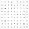 Pack of 81 Universal Line Icons for Web Applications world, stats heart, share, graph, education