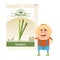 Pack of asparagus seeds icon