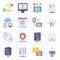 Pack of Business Flat Icons