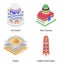 Pack of Cityscape Isometric Icons