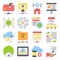 Pack of Cloud Computing Flat Icons