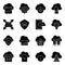 Pack of Cloud Computing and Service Solid Icons