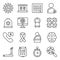 Pack of Covid 19 Linear Icons
