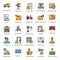 Pack Of Delivery Flat Icons