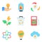 Pack of Eco and Energy Flat Icons