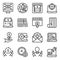 Pack of Fintech Linear Icons