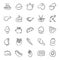 Pack Of Food Doodle Icons