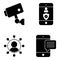 Pack of Gdpr Solid Icons