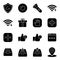 Pack of Glyph Icons Vectors