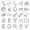 Pack Of Hipster Doodle Icons