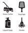 Pack Of Housekeeping glyph Icons