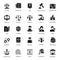 Pack of Jurisprudence Glyph Icons