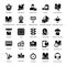 Pack Of Shipping glyph Icons