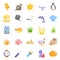 Pack Of Undersea Flat Icons