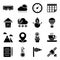 Pack of Weather Overcast Solid Icons