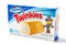 Package of Hostess brand Twinkies golden sponge cakes with creamy filling