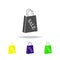 package sale multicolored icons. Element of popular sale icon. Premium quality graphic design outline icon. Signs and symbols outl