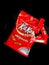 Package of Small Individually Wrapped Kit Kat Bars