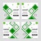 Package template social media post for your business promotion with green colour style eleven