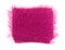 Packaged fuchsia fuzzy fashion trim fabric opened