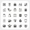Packaging icons set