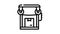 packaging machine black icon animation