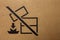 Packaging symbol to indicate that the items shall not be vertically stacked to mitigate risk of falling and getting damaged. Do