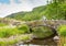 Packhorse bridge Watendlath Tarn Lake District Cumbria England UK