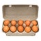 Packing eggs isolated