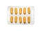 Packing large yellow pills