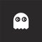 pacman ghost icon. Filled pacman ghost icon for website design and mobile, app development. pacman ghost icon from filled arcade