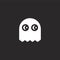 pacman ghost icon. Filled pacman ghost icon for website design and mobile, app development. pacman ghost icon from filled arcade