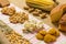 Pacoca, Pe de Moleque, Peanut, Popcorn, Cookie, Cake, Corn: food