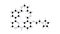 pacritinib molecule, structural chemical formula, ball-and-stick model, isolated image anti-cancer medication