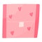 pad menstruation woman closed heart flower icon