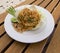 Pad Thai noodles with shrimp
